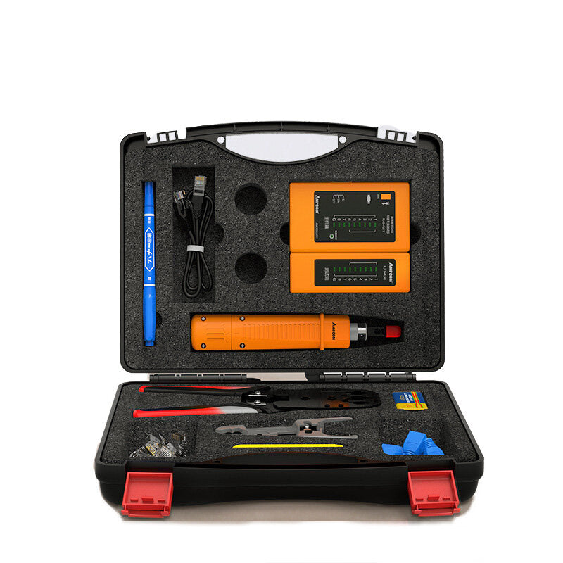 Network Cable Pliers Set 8P6P Network Cable Pliers Crystal Head Tester Crimping Pliers Set