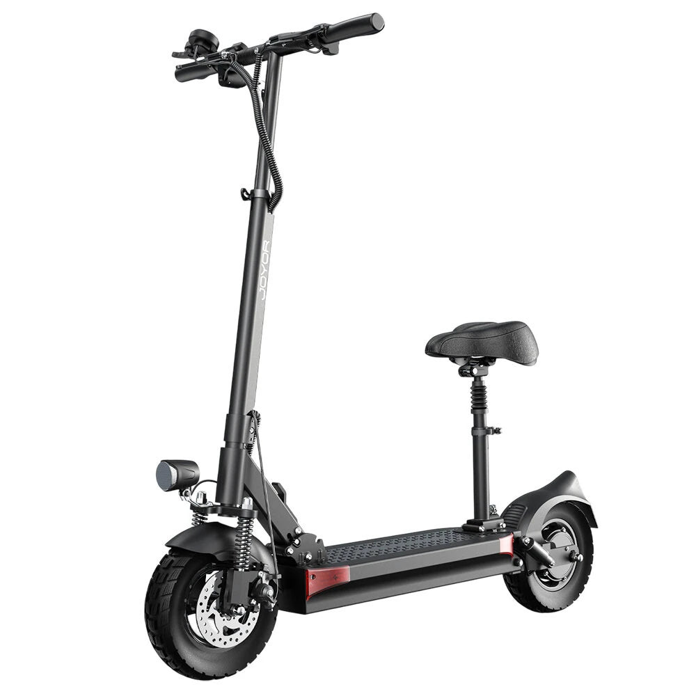 Electric Scooter With Seat 48V 18Ah 500W Recommended Top Speed 25KM/H 10inch Folding Moped Electric Scooter 60KM Mileage Max Load 120Kg