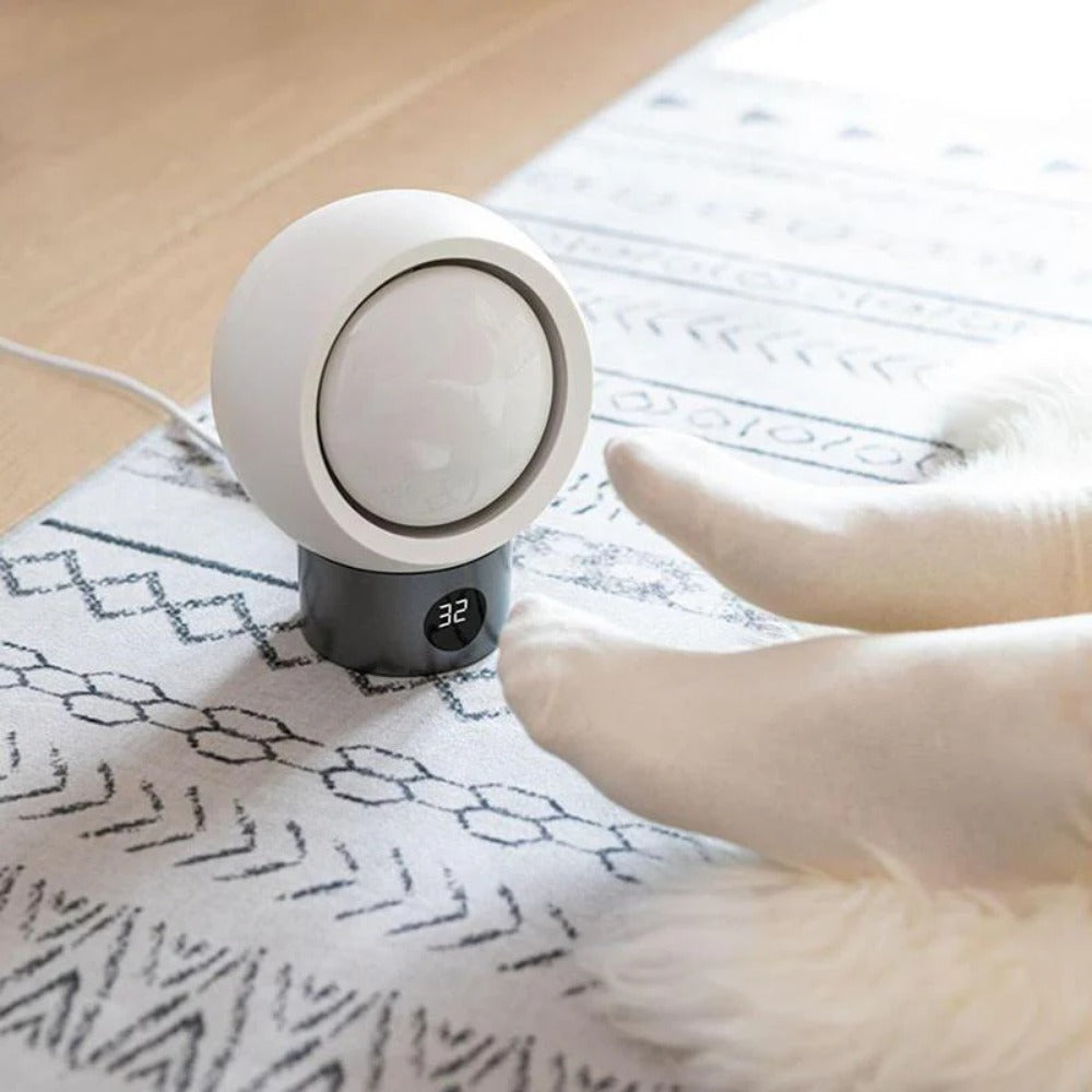 Compact Desktop Electric Heater with Built-in Safety Switch for Home Use