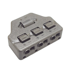 One-in-three-out Two-Pole Branch Terminal Connector Parallel Connection