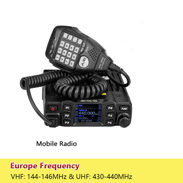 Car Two-Way Radio Station 200CH 25W High Power VHF UHF Mobile Radio Car Radio CHIRP Ham Mobile Radio Transceiver