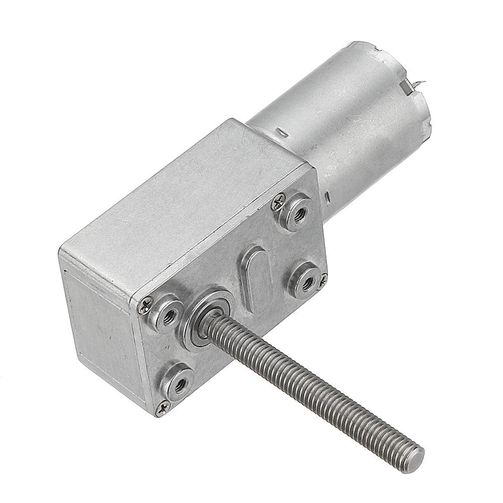 50mm-M6 Screw Worm Gear Motor DC 6/12/24V 150RPM Self-locking Reduction Gear Motor