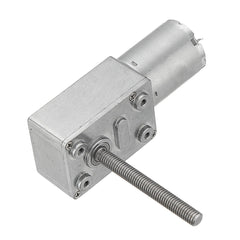 50mm-M6 Screw Worm Gear Motor DC 6/12/24V 150RPM Self-locking Reduction Gear Motor