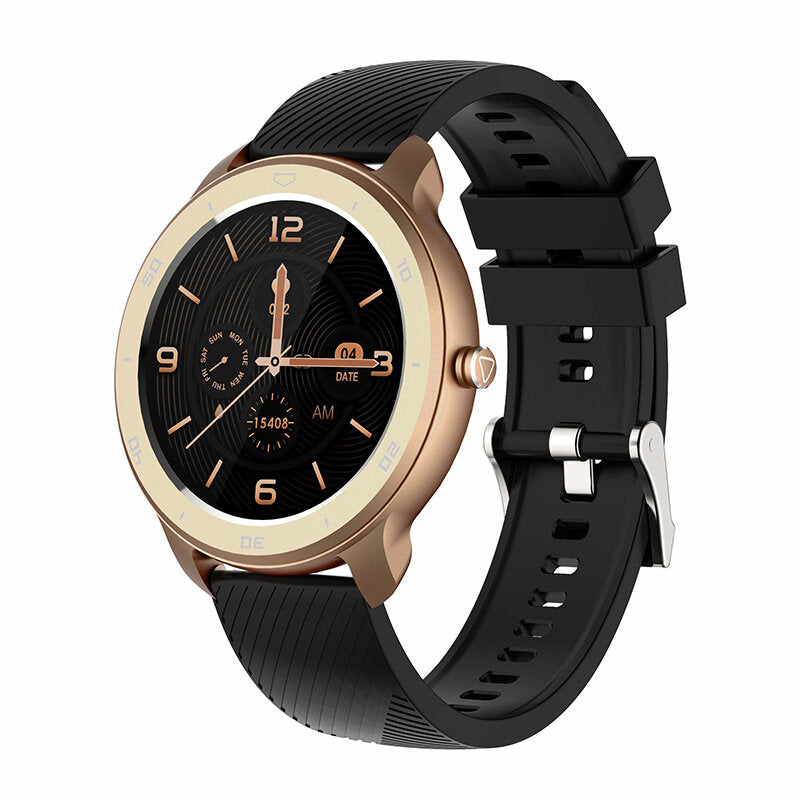 1.3inch Full Touch Screen Heart Rate Blood Pressure Monitor Music Control Smart Watch