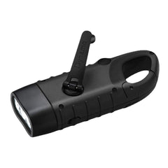 2 PCS Portable LED Flashlight Hand Crank Dynamo Torch Professional Solar Power Tent Light Lantern for Outdoor Camping Mountaineering