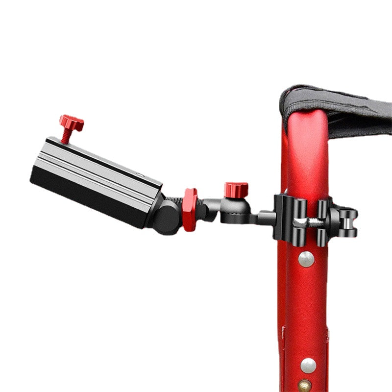 Fishing Rod Holder Aluminum Magnesium Alloy Universal 360Adjustable Snap Fixed Fish Chair Rod Rack Fishing Accessories