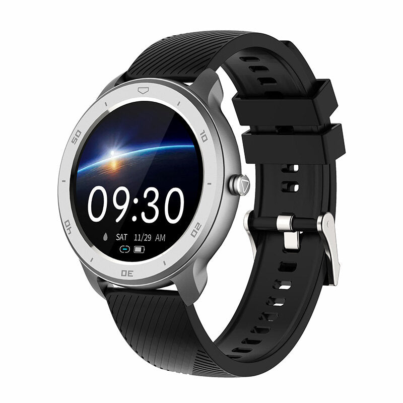 1.3inch Full Touch Screen Heart Rate Blood Pressure Monitor Music Control Smart Watch