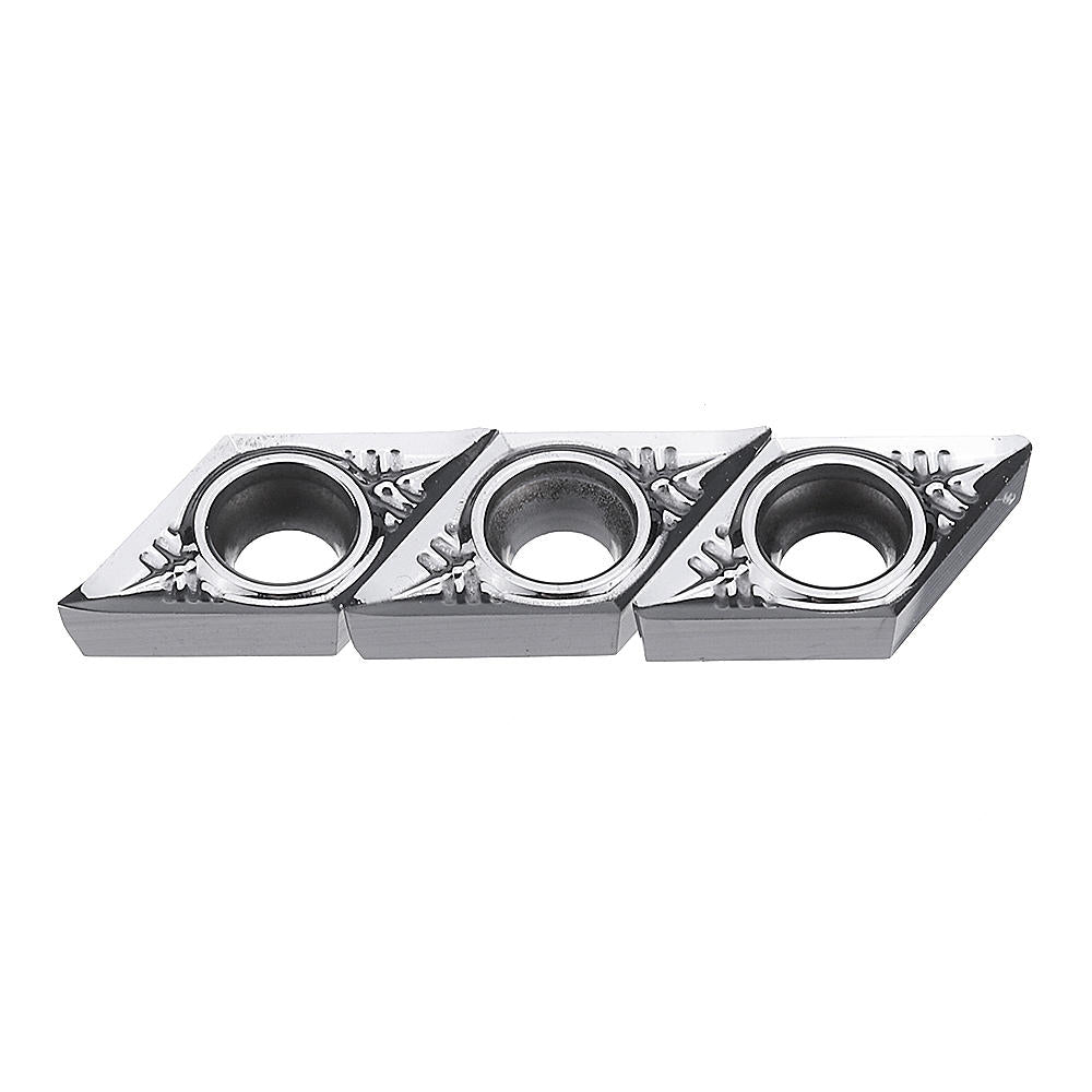 10pcs DCGT11T302/04/08 Carbide Insert DCGT32.51 Turning Tool Blades for Aluminum