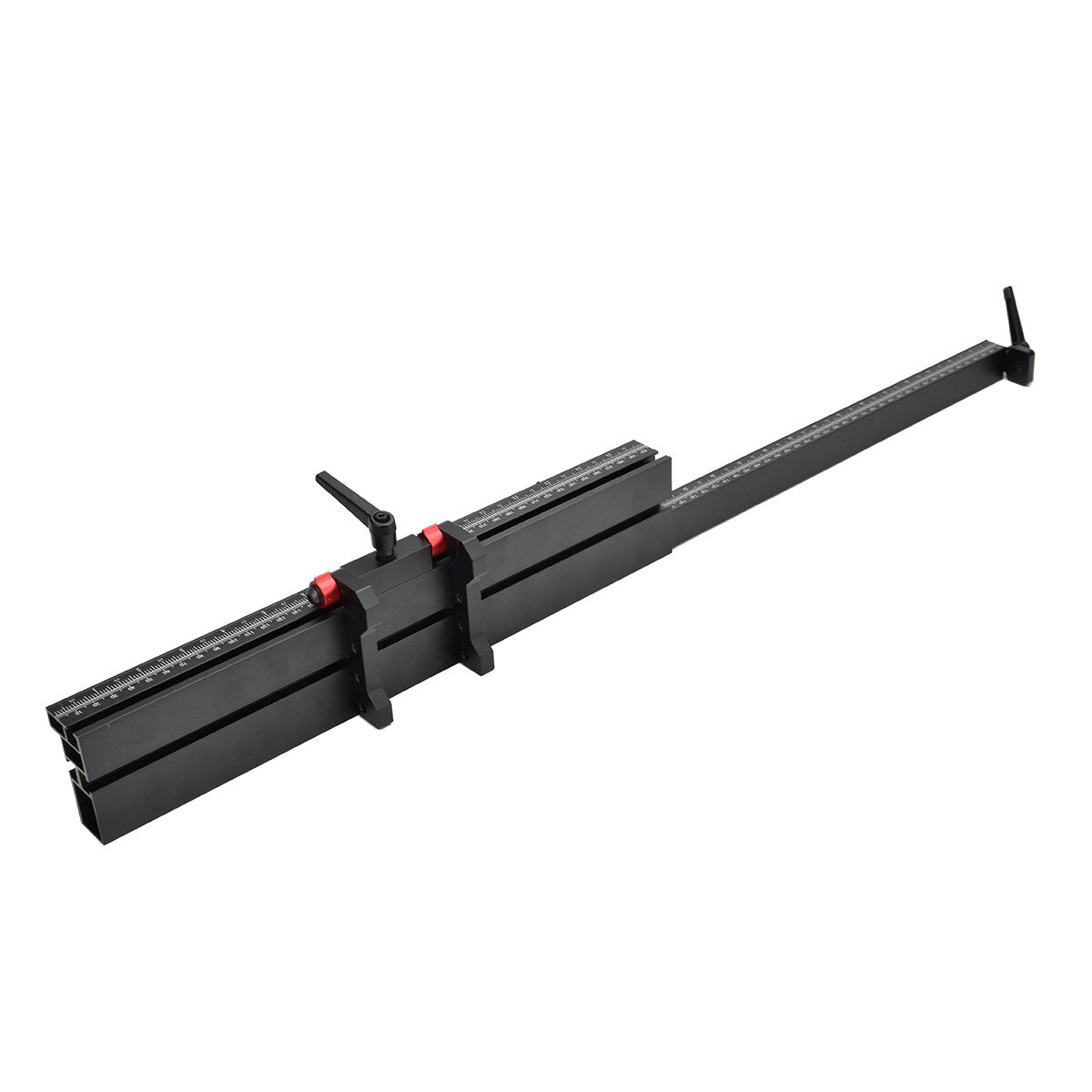 Aluminum Alloy Miter Gauge with Extended Fence for Table Saw - 0-60° Precision Angle Setting, Durable & Convenient