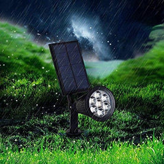 Solar Lights Outdoor 7 LED Solar Outdoor Color Changing Wall Light 180 Adjustable Garden Light