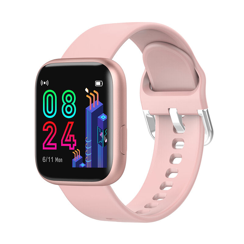 1.4inch Big Full Touch Screen 24h Heart Rate Blood Pressure O2 Monitor Weather Push Smart Watch