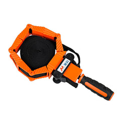 Adjustable Ergonomic Strap Clamp with 15ft Nylon Belt, 1000lbs Strength, for Woodwork & Framing Projects - Orange