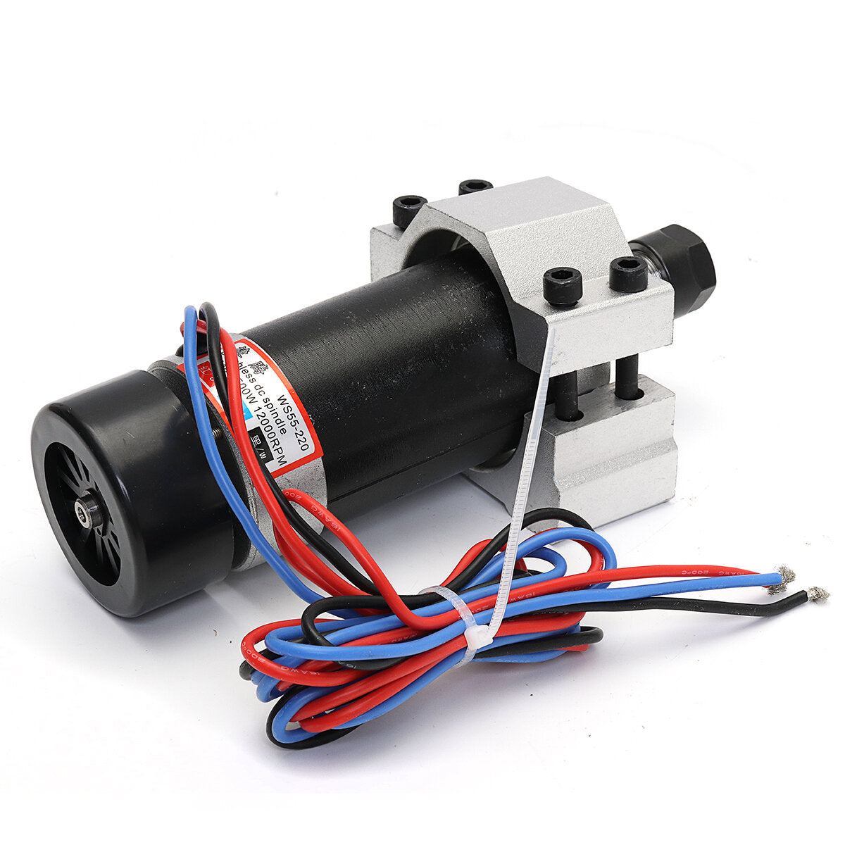 500W Brushless Spindle Motor with Brushless Spindle Driver and Clamp