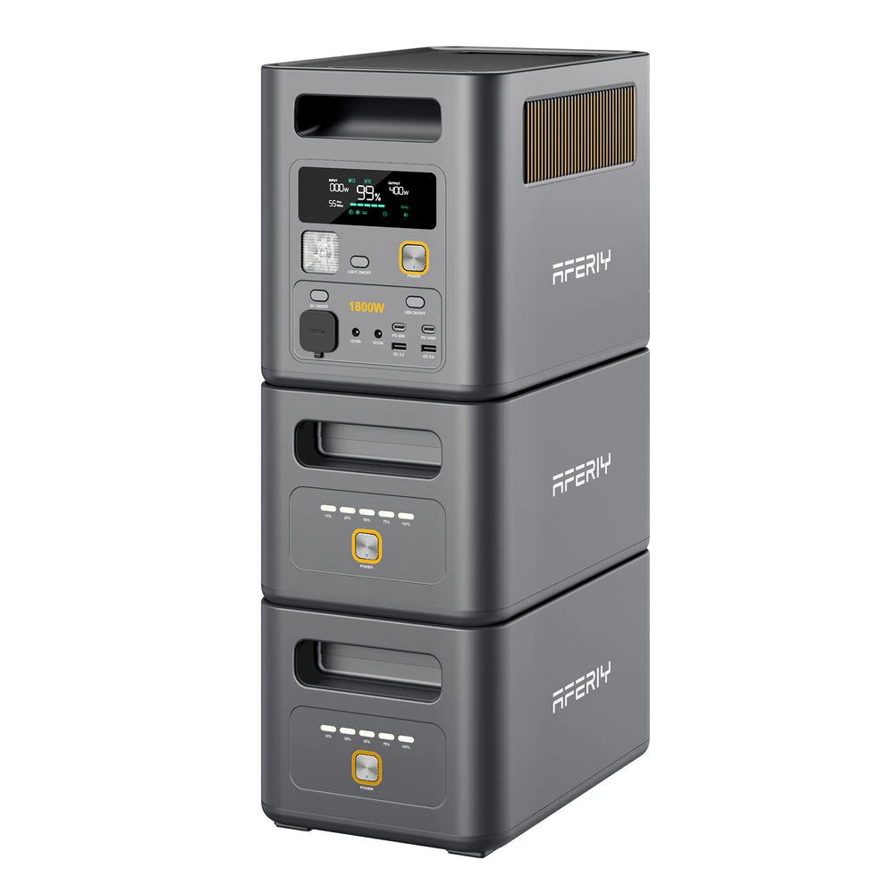 1800W 1024Wh LiFePO4 Portable Power Station, Optional Expansion Battery up to 5120Wh, App Control & UPS for Home, Camping & RV