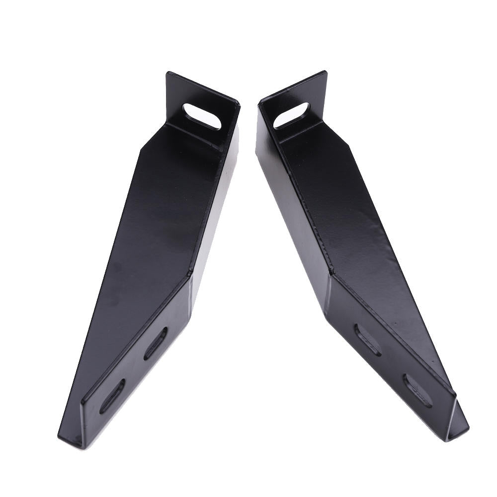 Industrial Aluminum Extrusions Right Angle Inclined Bracket Connector Reinforced Black