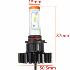2pcs H7/9005/9006/H10 6500k LED Lamp Headlights Bulb Conversion Kit