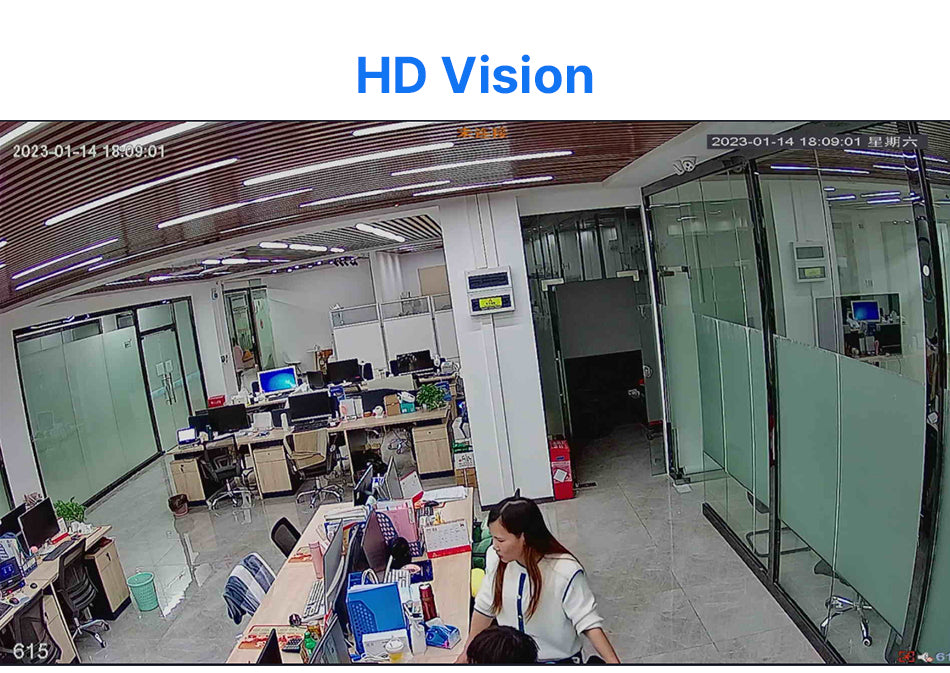 8CH PoE Security CCTV Camera System Set Colorful Night Vision 2-way Audio APP Remote Monitoring H.265 AI Face Detection IP66 Waterproof Outdoors IP Camera NVR Set
