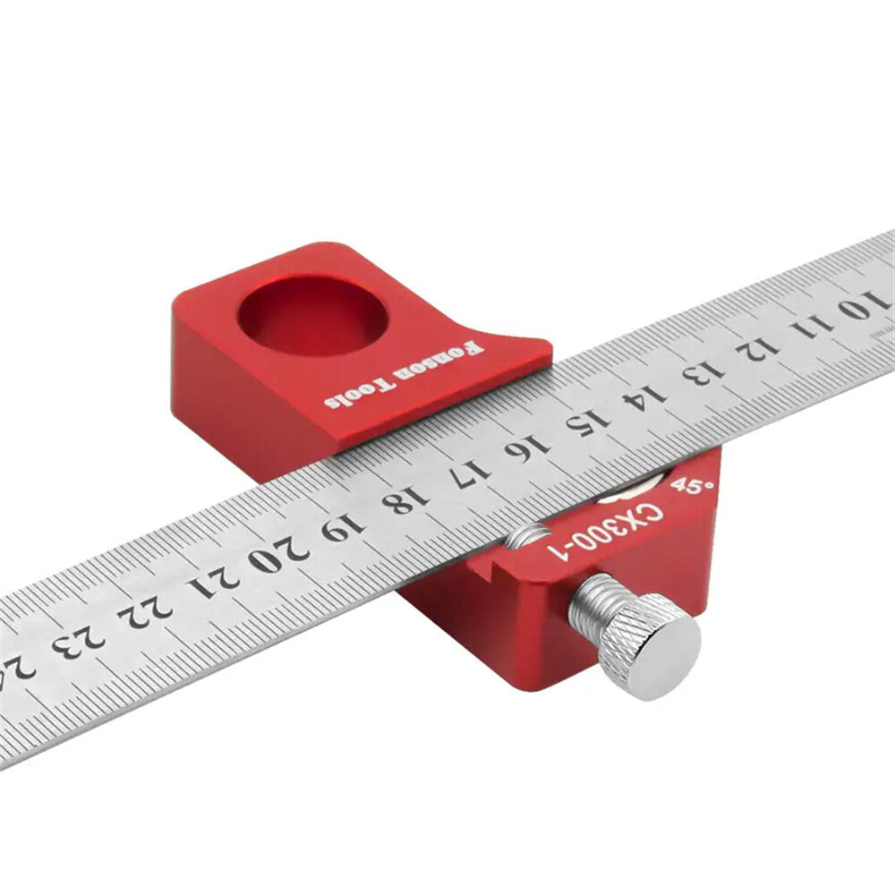 Combination Square Angle Ruler - Accurate 45/90° Measurements, Ergonomic Design, Durable Metal, Compact for Woodworking