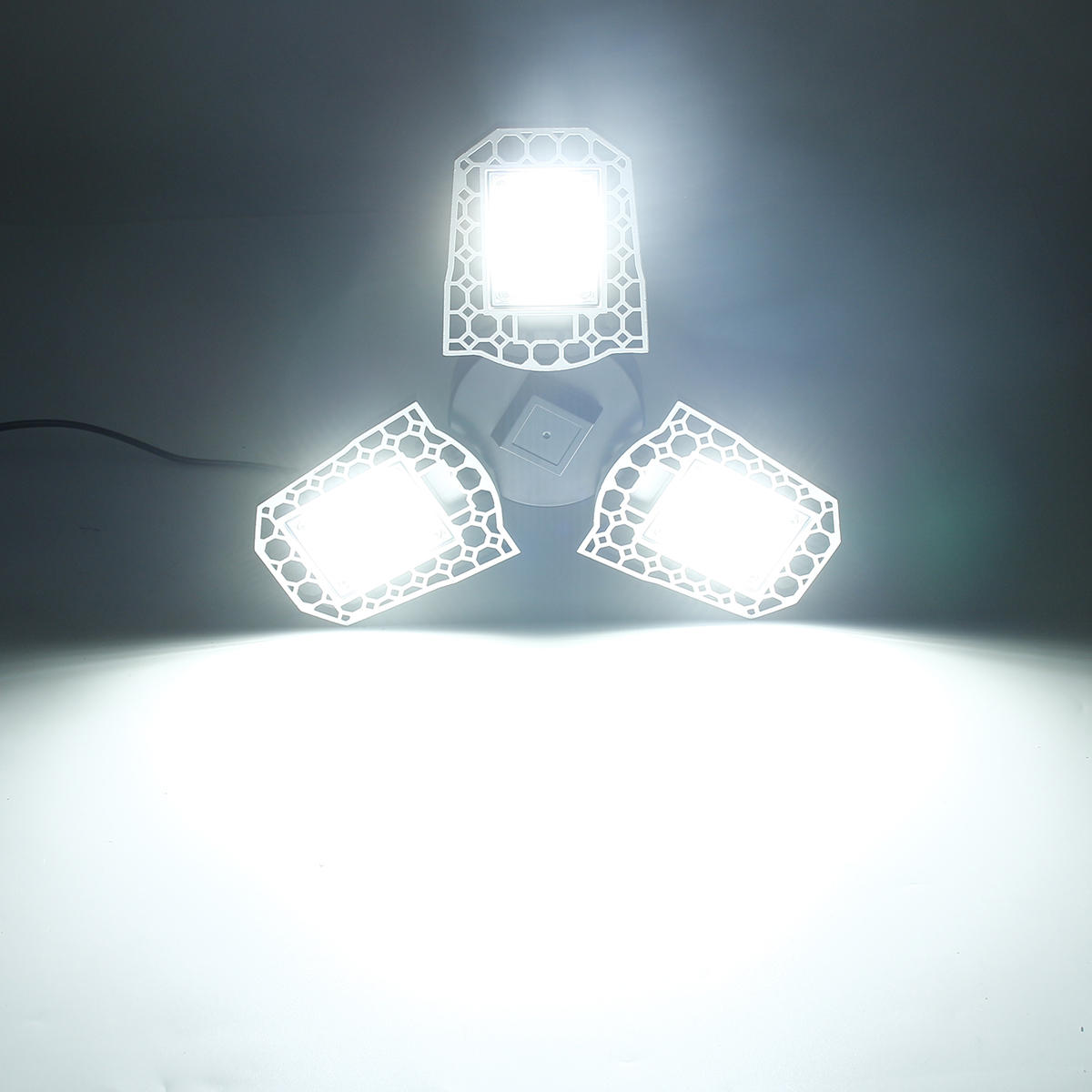 AC85-265V E27 30W 5730 SMD Five-leaves Foldable Football Shape  120 LED Light Bulb
