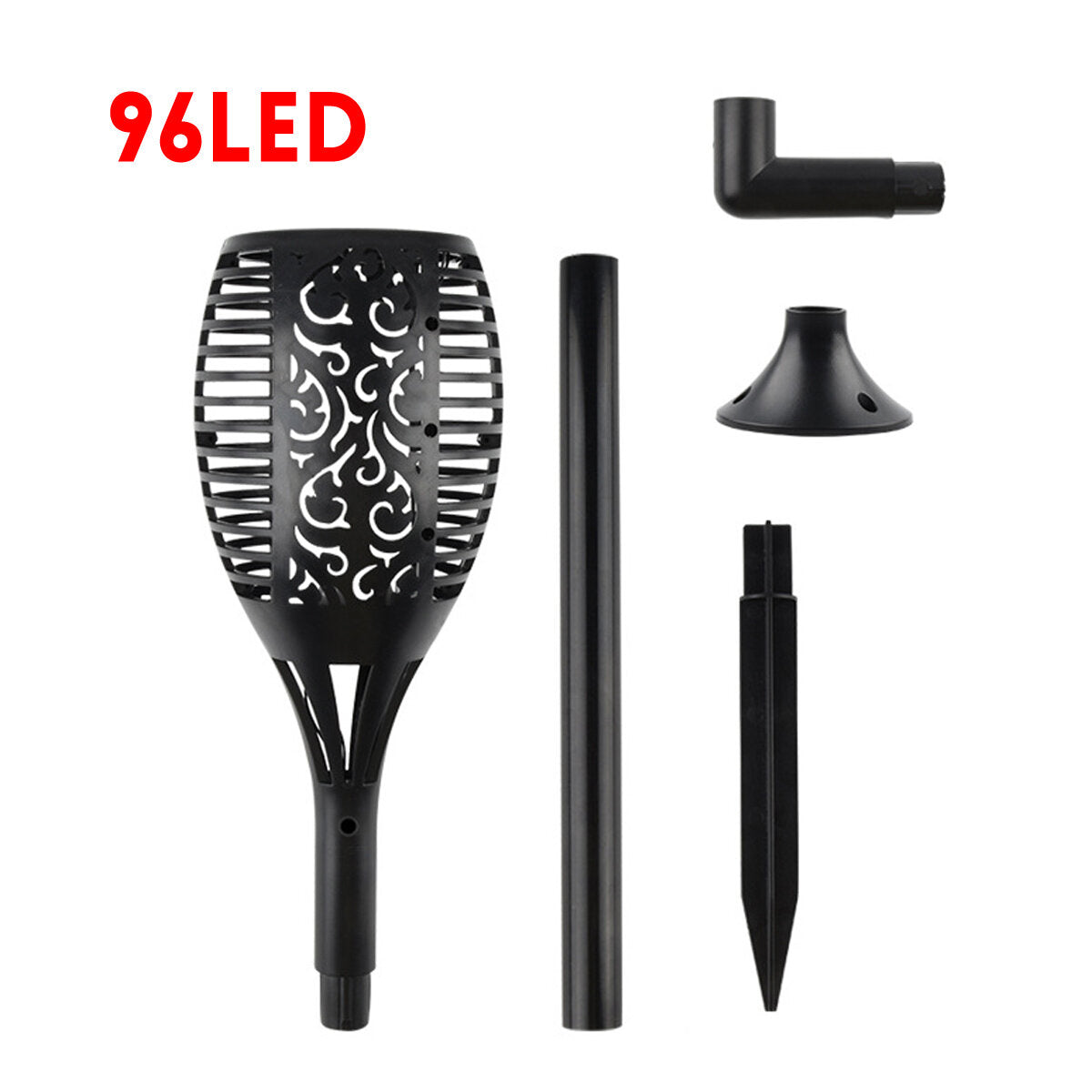 33/51/96 LED Solar Garden Flame Light Waterproof Flickering LED Torch Landscape Christmas Decorations Lamp