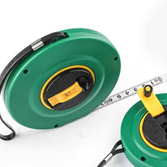 20/50m Portable Disc Ruler with Metal Paint Strip Steel Tape Measure for Woodworking
