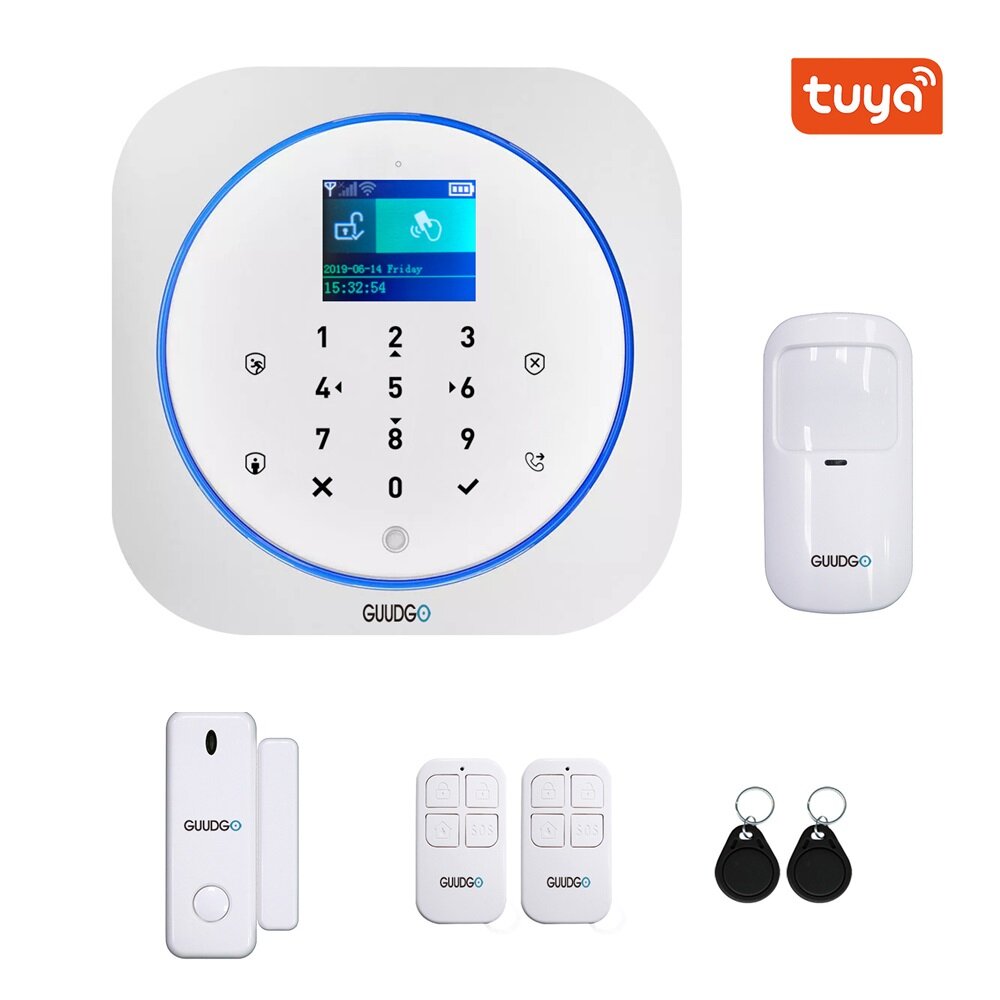 APP Smart WiFi GSM Home Security Alarm System Sensor Alarm 433MHz Compatible With Alexa Google Home IFTTT