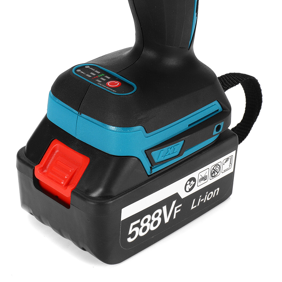 588VF 4000rpm Impact Wrench Brushless Cordless Rechargeable Electric Wrench Drill Socket