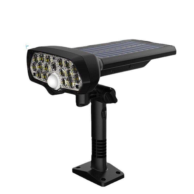 30W 16LED Solar Panel Street Light PIR Motion Sensor 360 Diming Outdoor Wall Lamp for Garden Road Pathway