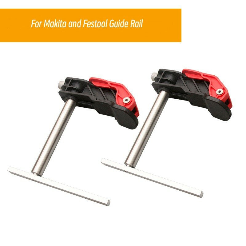 Stainless Steel Quick Release Woodworking Clamps - 19mm/20mm, High Stability, Versatile for Table Tops & Slide Slots