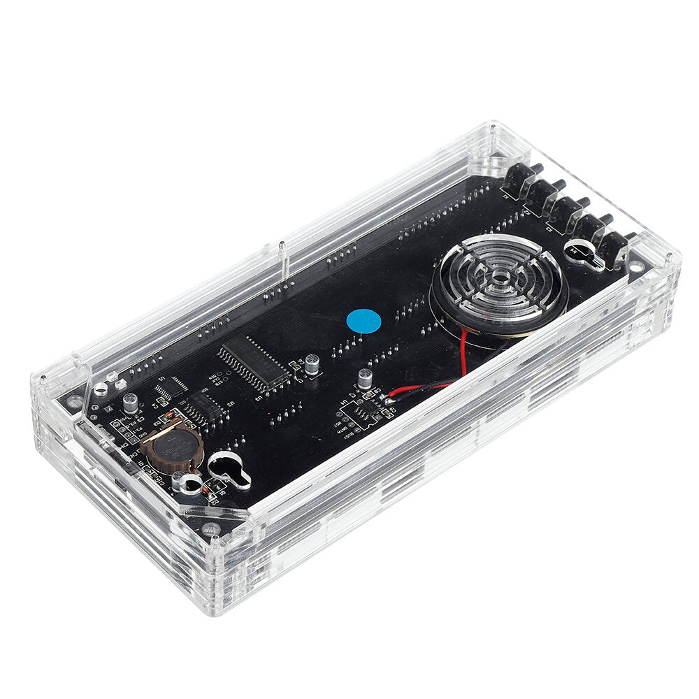 Large-screen Voice Clock Kit High-precision Clock Electronic DIY Welding Training Kit