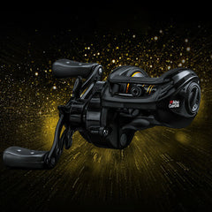 Fishing Reel Metal Long Casting Reel Super Smooth Double Brake Left and Right Hand Baitcast Reel