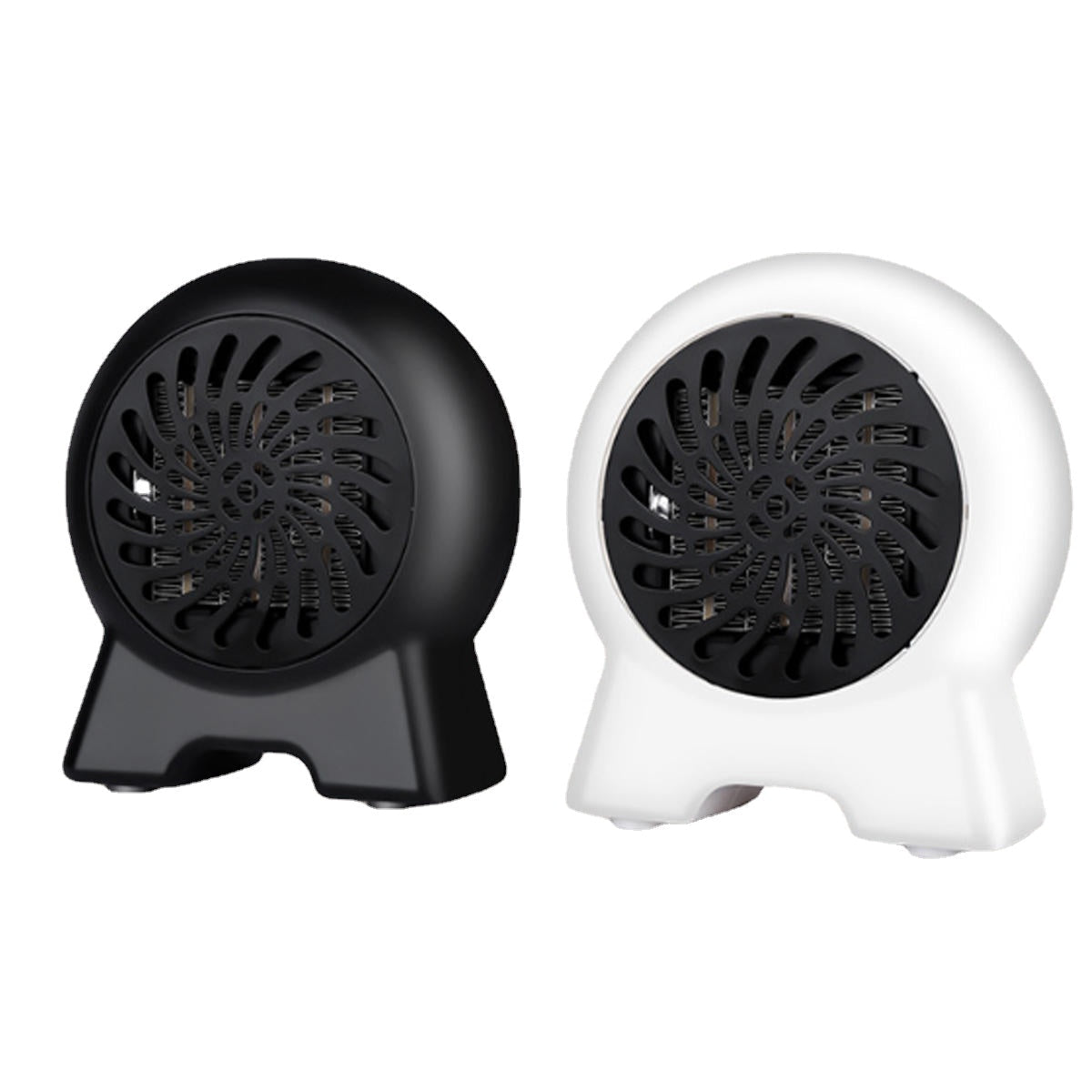 500W Portable Mini Electric Space Heater Wall-Outlet Fan Warmer