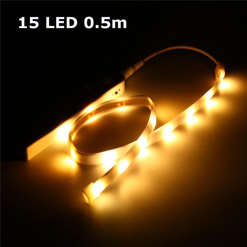 Battery Powered SMD2835 15/30/45LEDs PIR Motion Sensor Strip Cabinet Closet Light