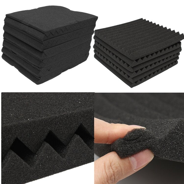Acoustic Soundproof Foam Sound Stop Absorption for KTV Audio Room Pack12