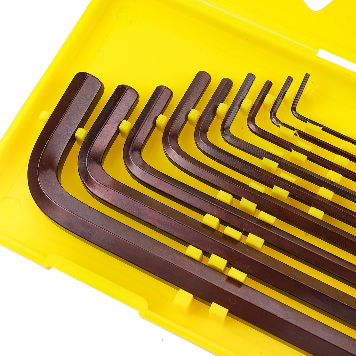 9PCS S2 Alloy Steel Ball Head L Shape Torx Allen Wrench Set 1.5mm to 10mm Repair Tools