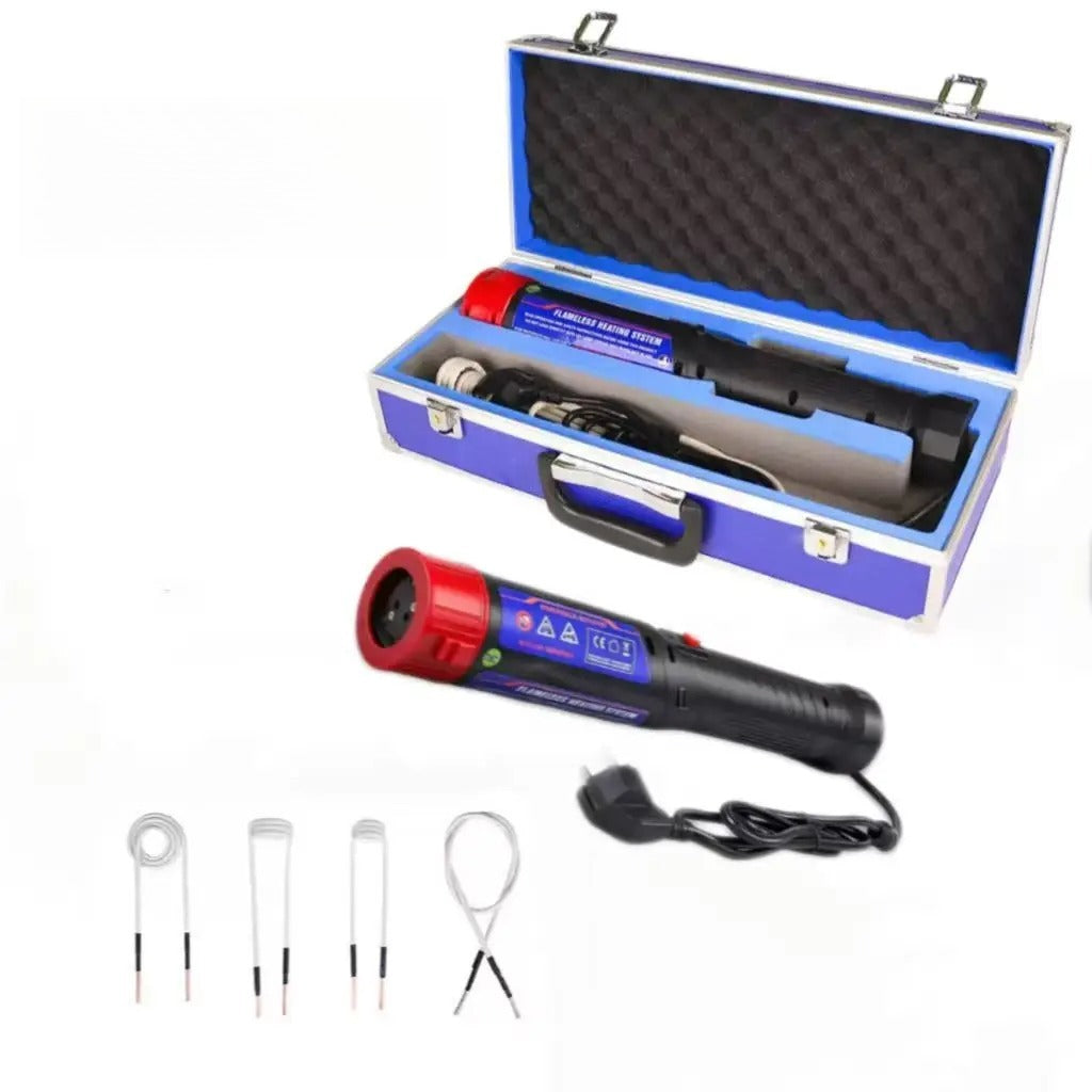 Greenzech ProHeat™ 1700W Magnetic Induction Heater Kit | Flameless Rusted Bolt Remover | with 4 Coils & Case