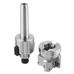 Face Milling Cutter with MT2-FMB22 Shank and 10pcs APMT1604 Carbide Inserts