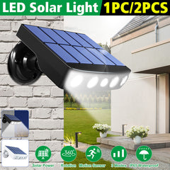LED Solar Powered Sensor Lamp Outdoor Garden Security Wall Lights Waterproof
