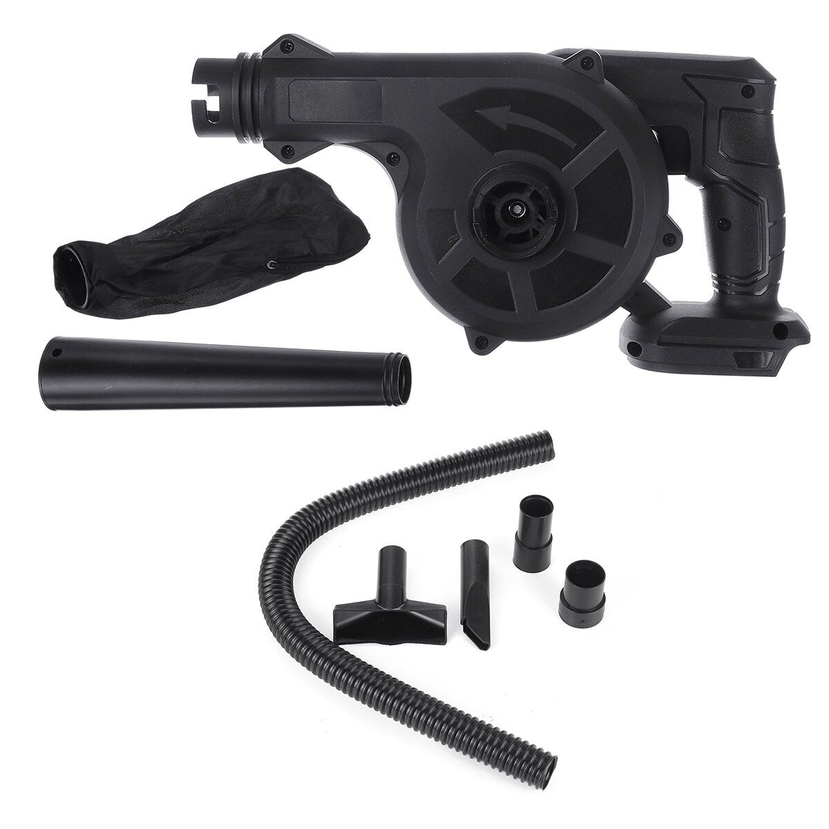 2 in 1 Cordless Electric Air Blower Garden Leaf Dust Car Cleaner Tool W/ None/1/2pcs Battery Also for Makita 18V Battery