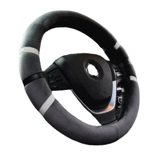 36/38cm Car Steering Wheel Covers Winter Warm Plush Protector Four Colors Universal