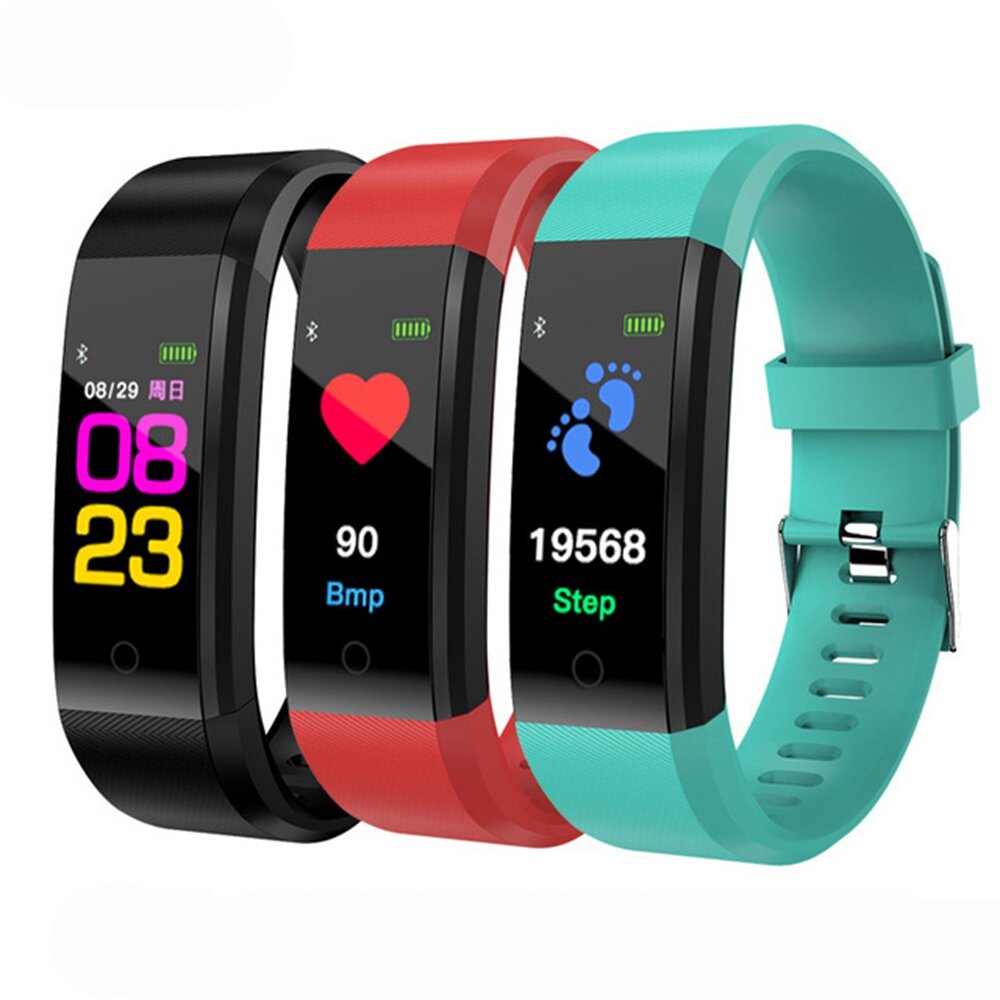 0.96 Inch TFT Color Display Smart Bracelet Heart Rate Blood Pressure Monitor Sport Watch