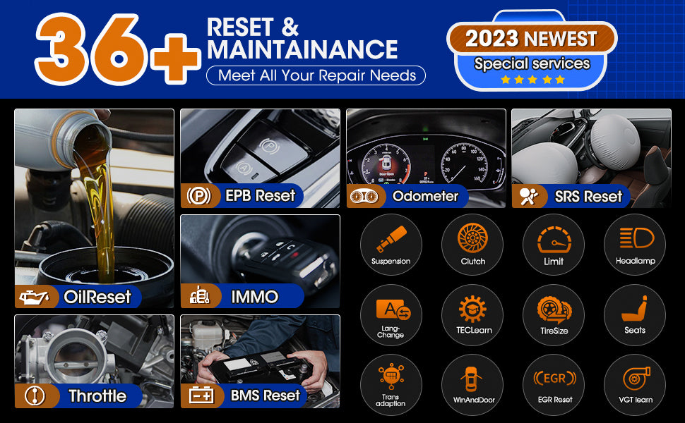Car Diagnostic Tool OBD2 Bi-Directional Scanner All System Scan Tool ECU Coding Upgraded MK906BT MS906BT