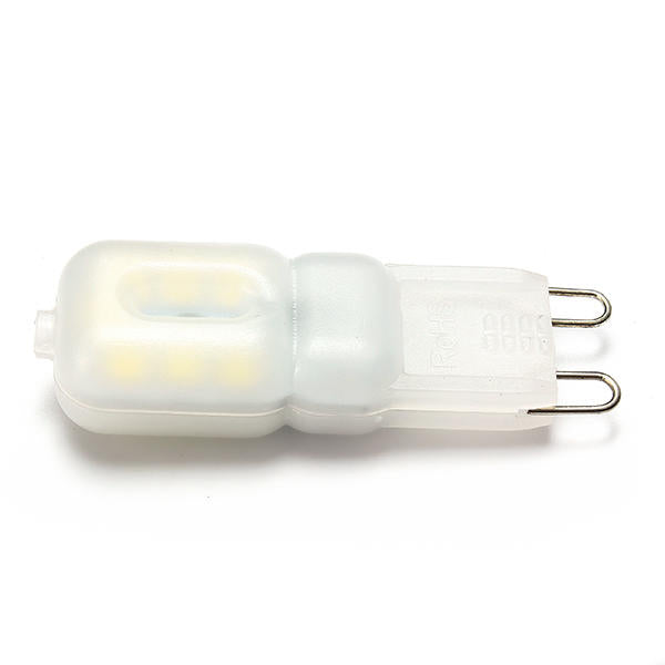 Dimmable G9 3W Transparent Milky 14 SMD 2835 LED Pure White Warm White Corn Light 110V 220V