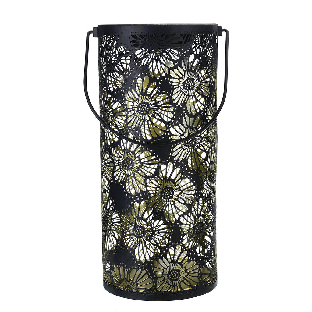 Solar Power Flower Lantern LED Lamp Garden Light Outdoor Landscape Decorative