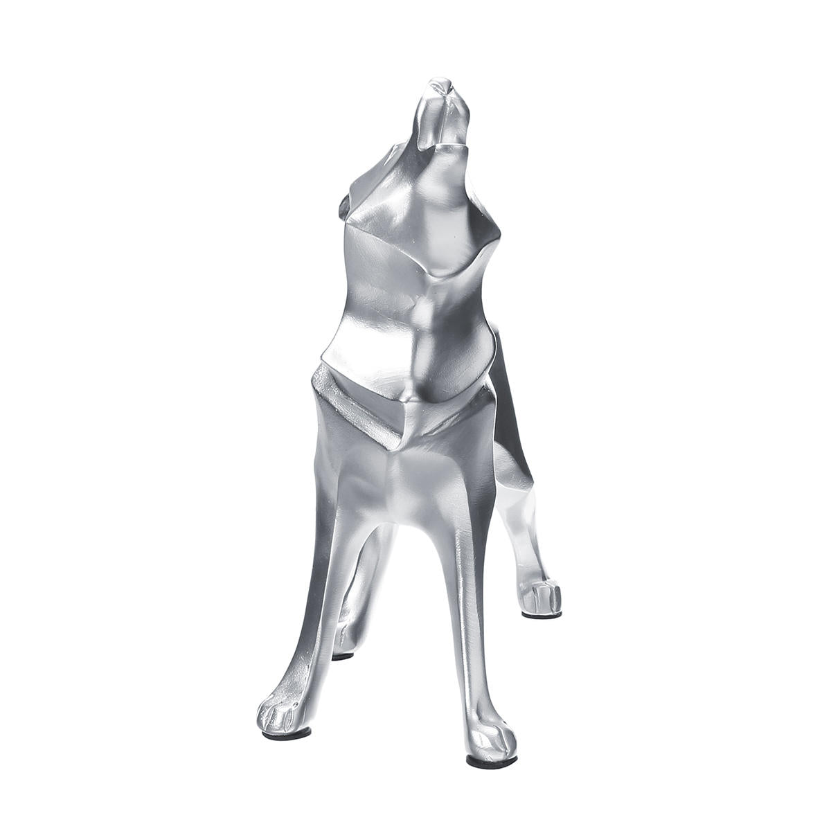 Modern Abstract Art Wolf Statue Resin Geometric Resin Model Gift Decorations