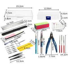 Gundam Modeler Tools Model Building Basic Tools Kit Craft Set Car Model Building Repair Fix Set