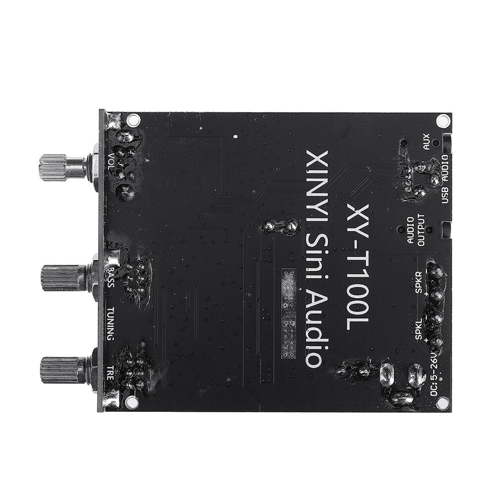 100W+100W Bluetooth 5.0 Subwoofer Amplifier Board High Power Audio Stereo Bass Adjustment Stereo Digital Power Amplifier Board