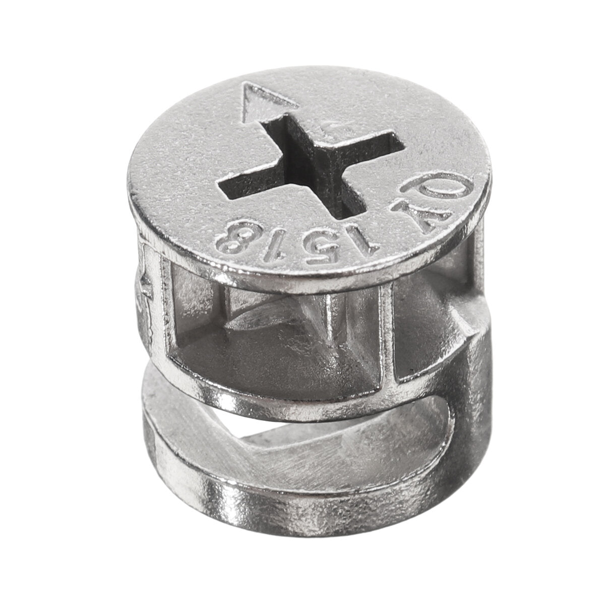 20PCS 3-in-1 Eccentric Wheel Screw Nut Kit for Furniture Wardrobe Connection, Fits 15-21mm Board Thickness
