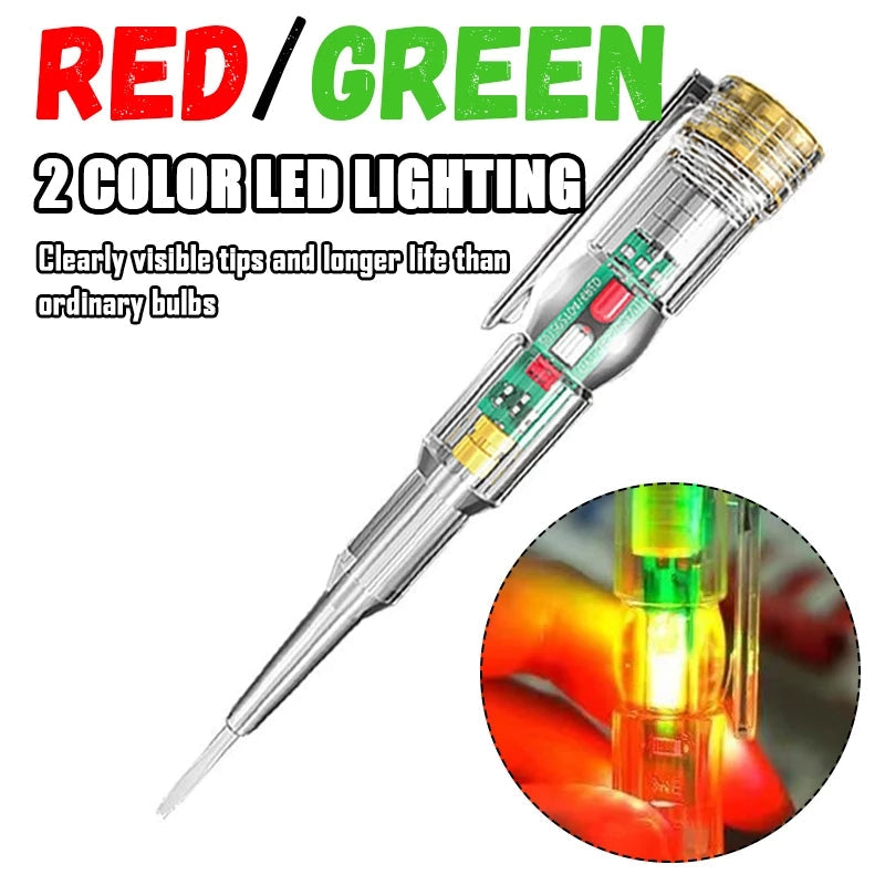 Non-contact Smart Voltage Tester Pen with Electrical Screwdriver Indicator