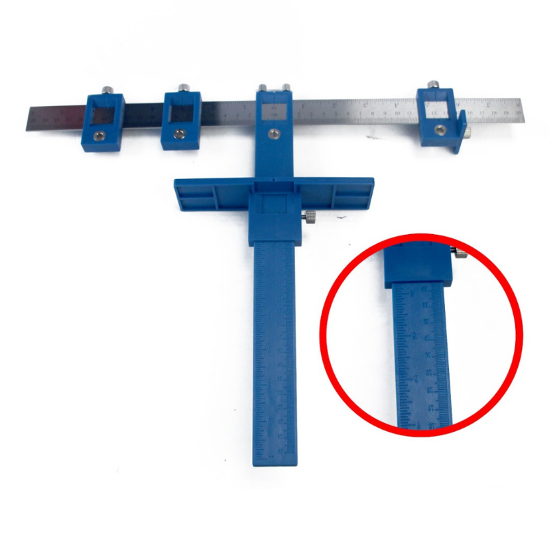 Punch Locator Drill Guide Kit, Assistant Installation Tool For Woodworking